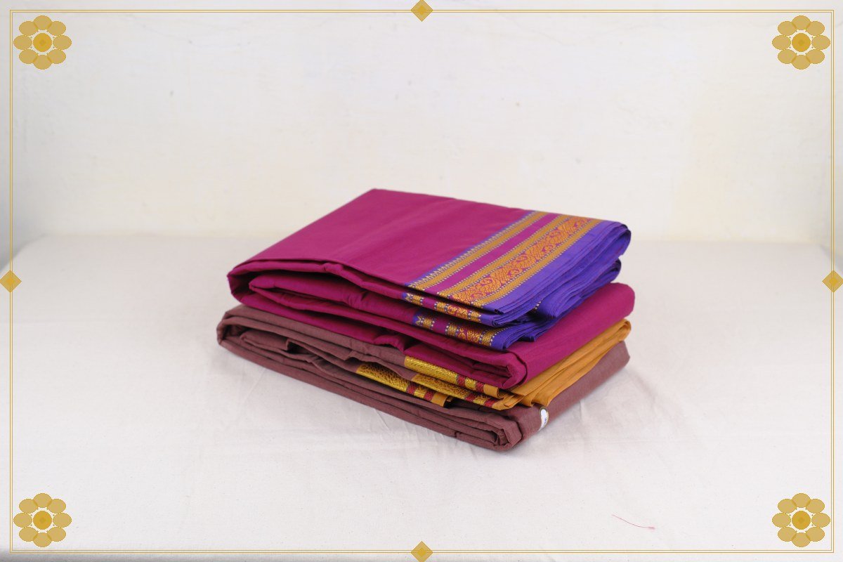 Sets Of 6 Yards Cotton Saree