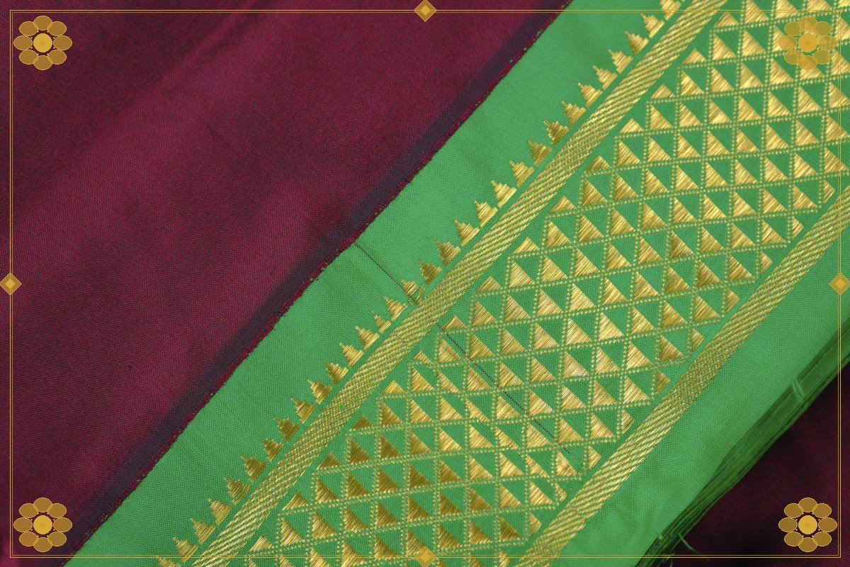 10 Gajam Pure Silk Saree