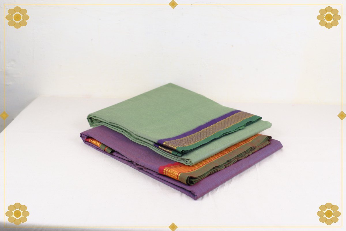 9 Yards Mix Saree