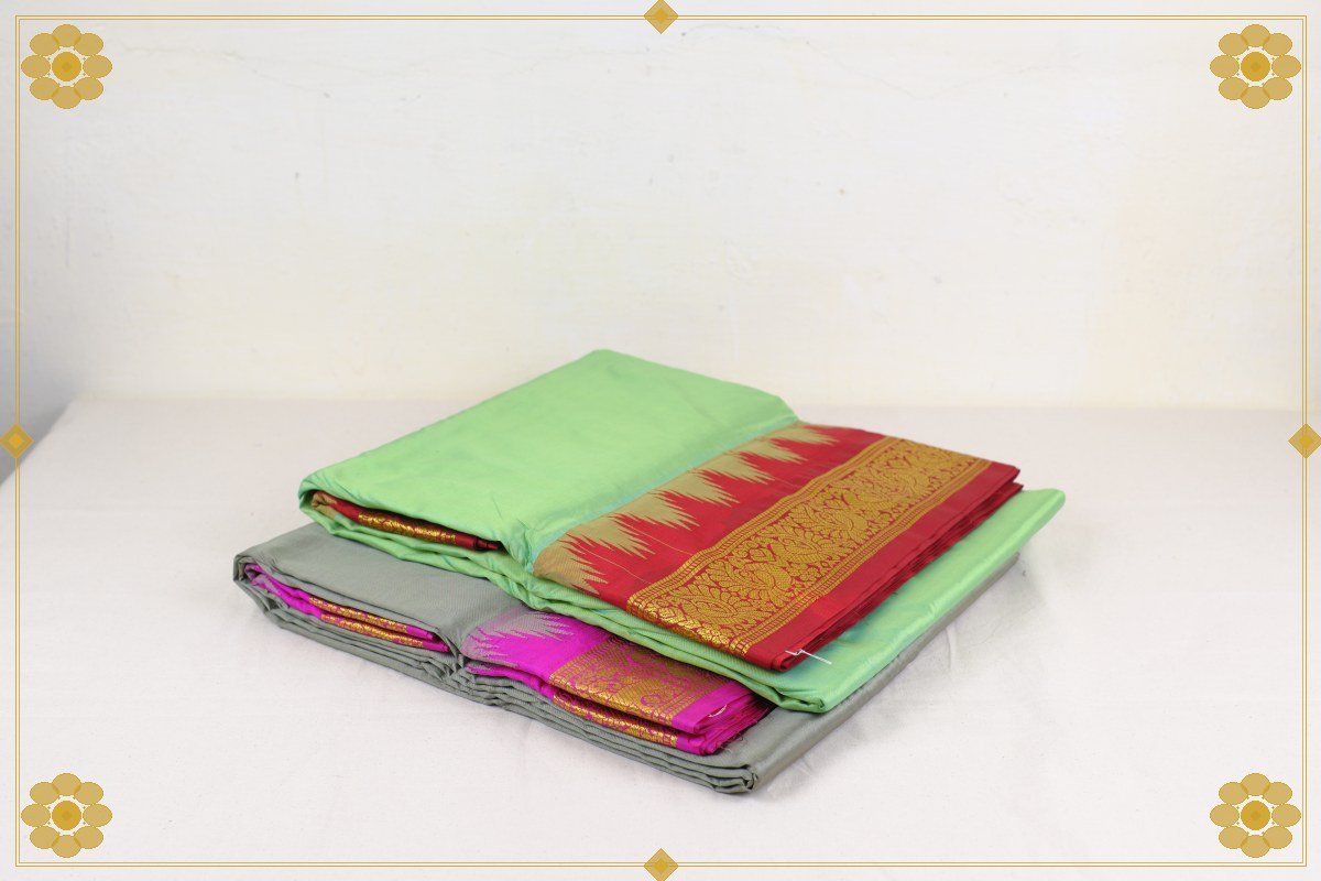 20 Mullam Pure Silk Saree