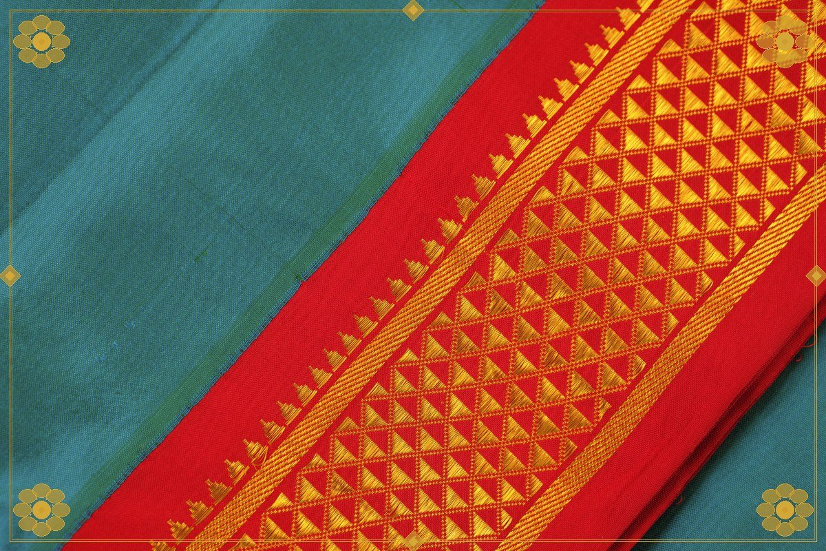 10 Gajam Pure Silk Saree