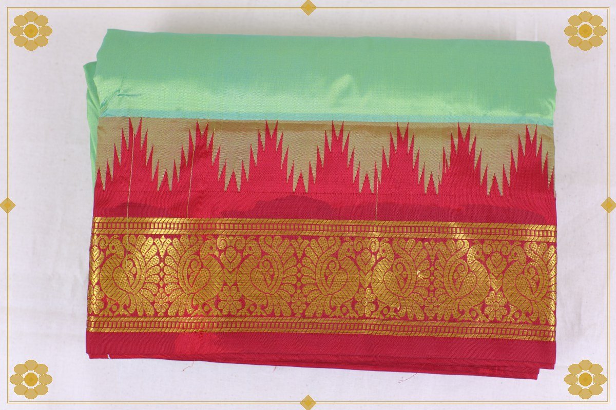 20 Mullam Pure Silk Saree