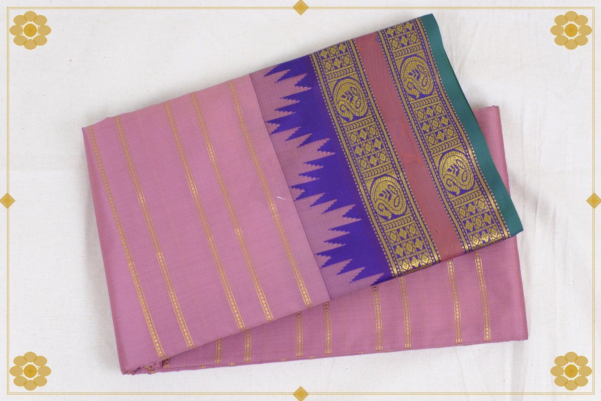 6 Gajam Mix Silk Saree