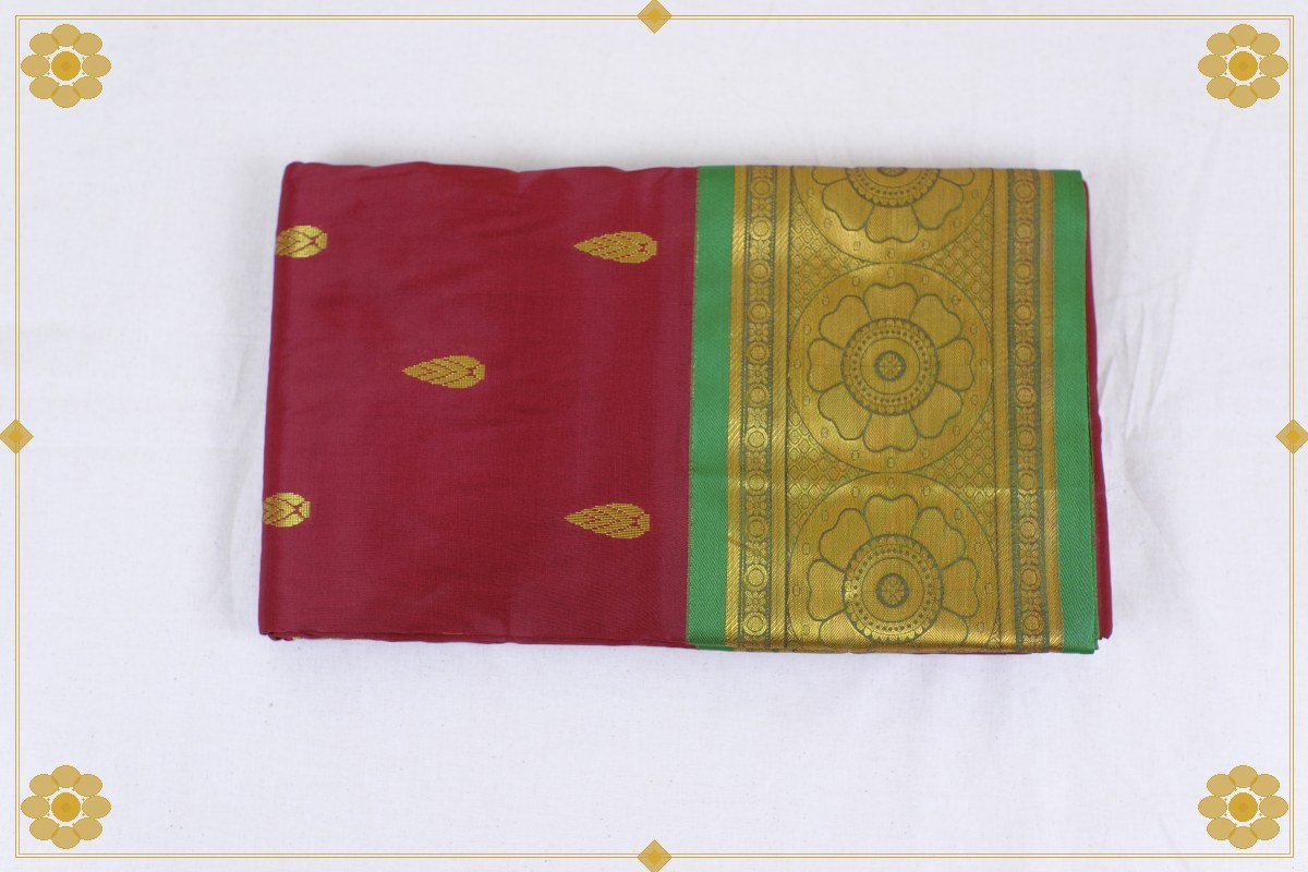 Gajam Single Side Saree