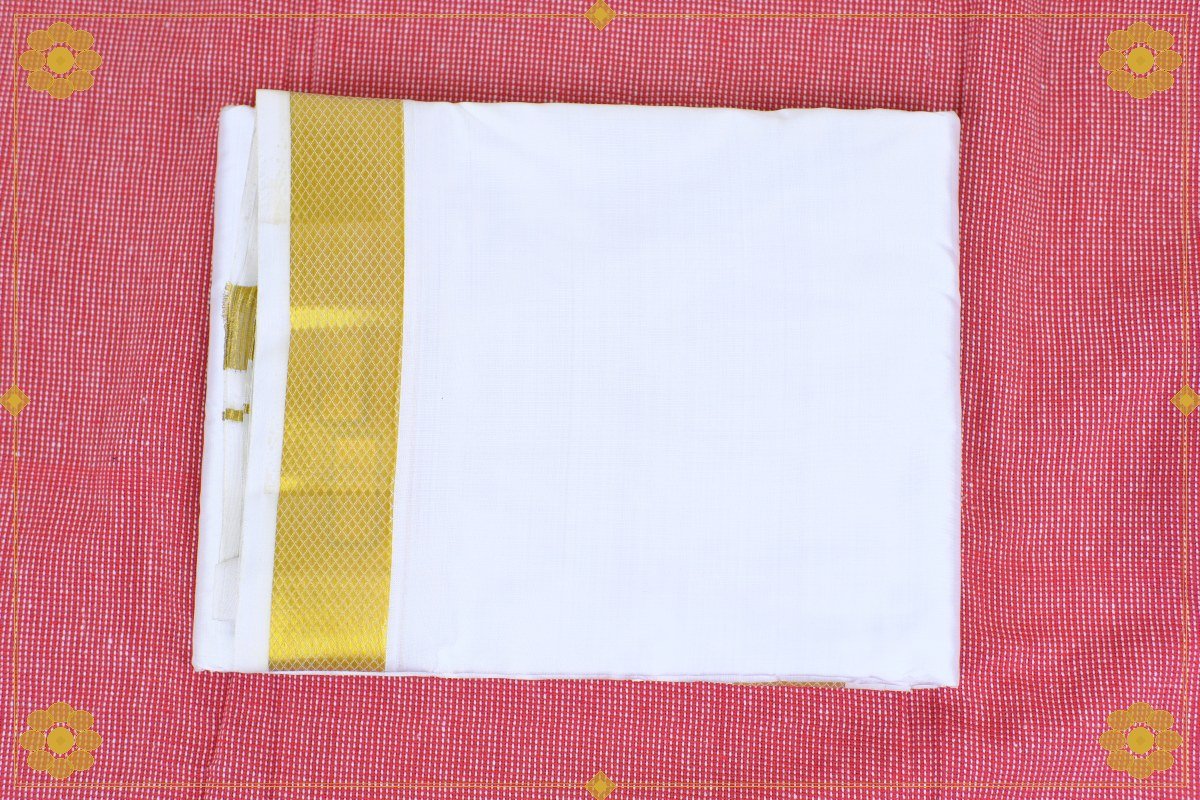 4 Mullam Pure Silk Dhothi