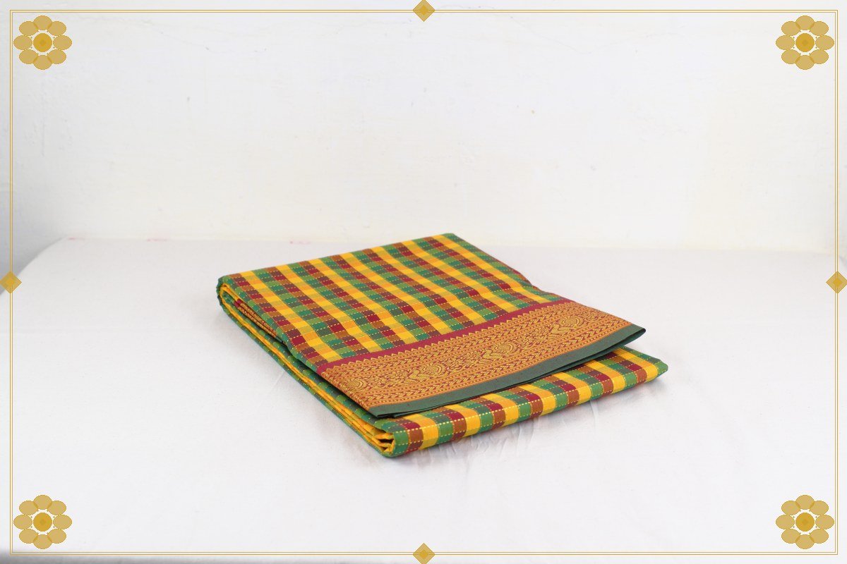 9 Yards Mix Saree