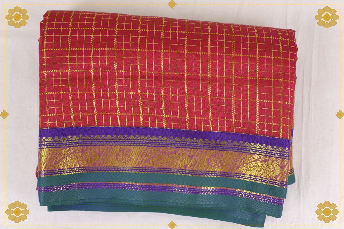 20 Mullam Mix Silk Saree