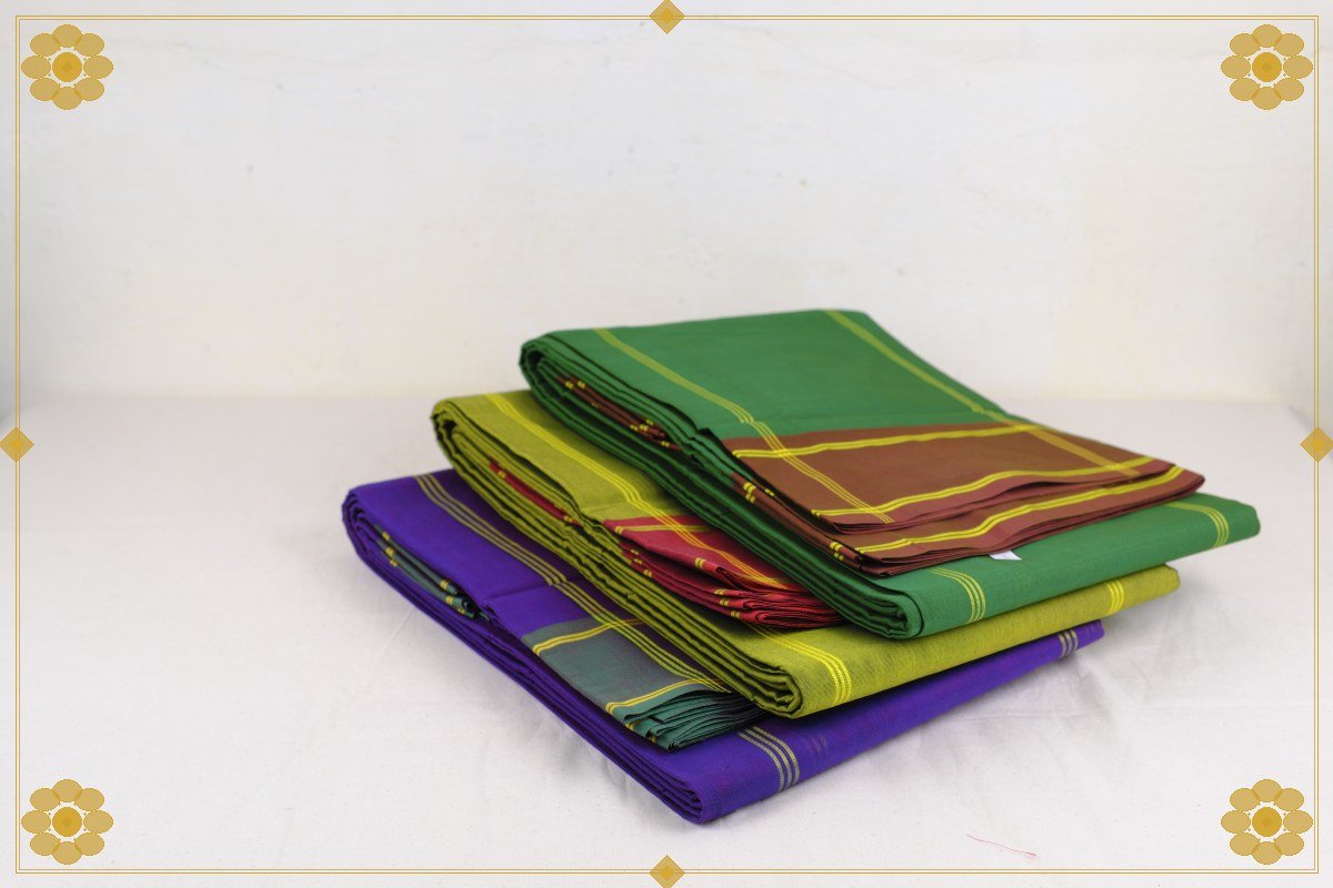 20 Mullam Cotton Saree