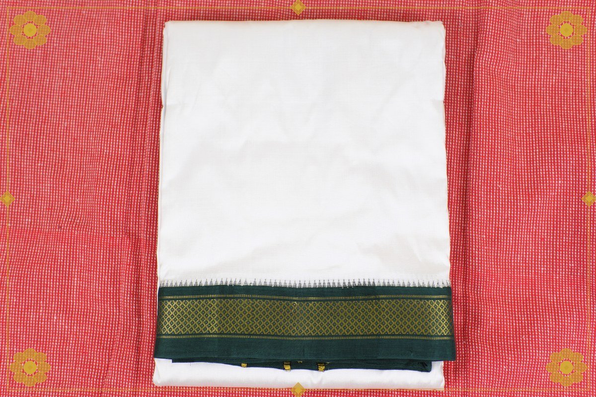 4 Mullam Pure Silk Dhothi