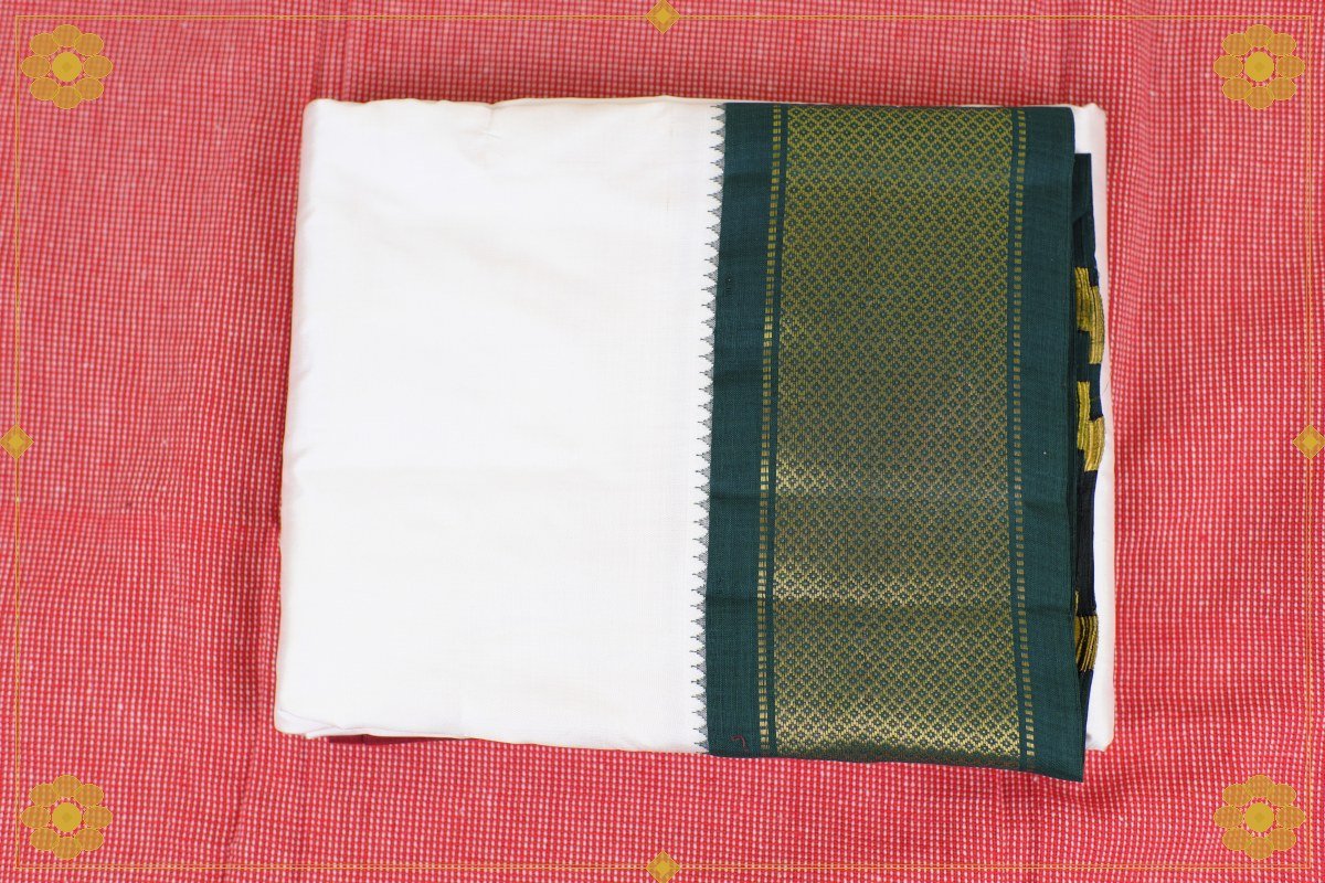 4 Mullam Pure Silk Dhothi